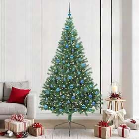 vidaXL Artificial Tree Green 240cm 300 LEDs