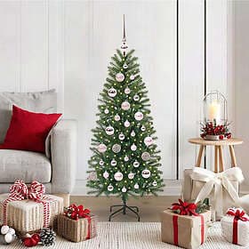 vidaXL Artificial Tree Green 120cm 150 LEDs