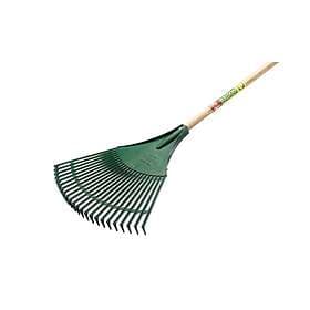 Bulldog Plastic Leaf Rake Ash Shaft