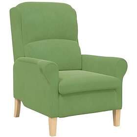 vidaXL Armchair Light Green 76 x 94 x 102 cm Velvet