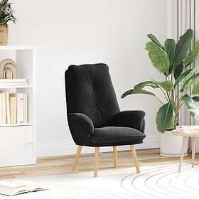vidaXL Armchair Black 69 x 74 x 93 cm Fabric