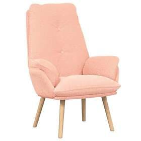 vidaXL Armchair Pink 69 x 74 x 93 cm Fabric