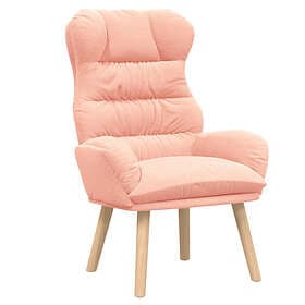 vidaXL Armchair Pink 69 x 74 x 93 cm Fabric