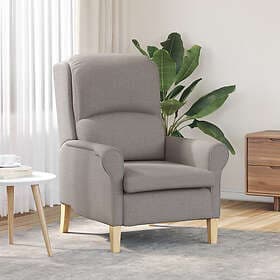 vidaXL Armchair Taupe 76 x 94 x 102 cm Fabric