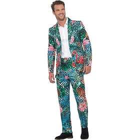 Smiffys 40342L Hawaiian Tropical Flamingo Costume
