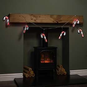 Samuel Alexander Christmas Candy Cane Garland 1.8m