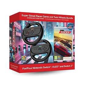 Super Street: Racer Game with Twin Racing Wheels Bundle (Switch 2)