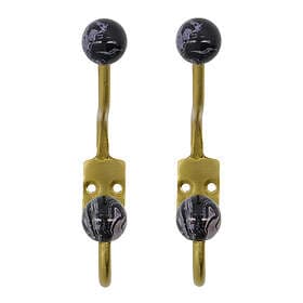 House Doctor Ball Coat Hook Black 2-pack