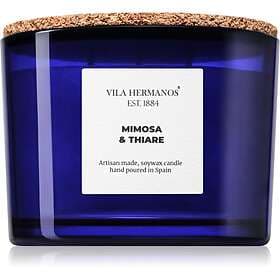 Vila Hermanos Apothecary Cobalt Blue Mimosa & Thiare Scented Candle 350g