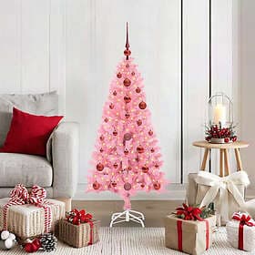 vidaXL Christmas Tree Pink 120cm 150 LEDs