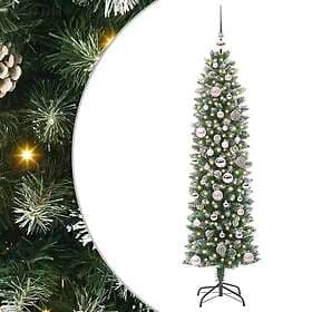 vidaXL Artificial Tree Green and White 150cm
