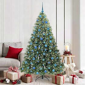 vidaXL Artificial Tree Green 180cm 300 LEDs