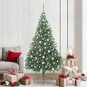 vidaXL Artificial Tree Green 210cm 300 LEDs