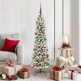vidaXL Artificial Tree Green and White 150cm