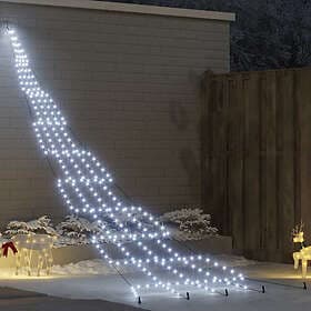 vidaXL Flagpole Tree Cool White 500cm 500 LEDs