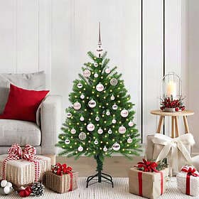 vidaXL Artificial Tree Green 120cm 150 LEDs