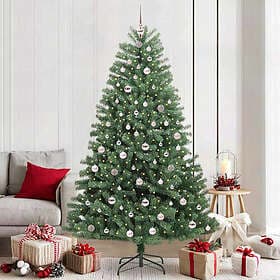 vidaXL Artificial Tree Hinged 210cm