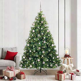 vidaXL Artificial Tree Green 210cm 300 LEDs
