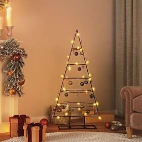 vidaXL Metal Tree Black 125cm