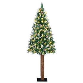 vidaXL Slim Green and White 180cm