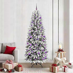 vidaXL Artificial Tree White 210cm