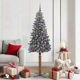 vidaXL Artificial Tree Green and White 180cm