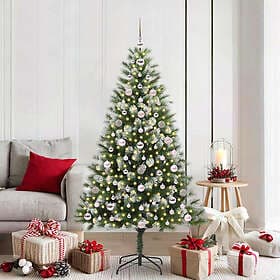 vidaXL Artificial Tree Snowy 180cm