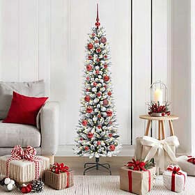 vidaXL Artificial Tree Green and White 150cm