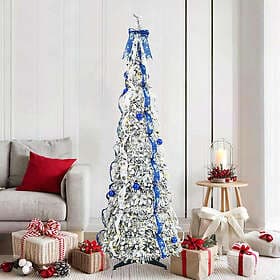 vidaXL Artificial Tree Green 180cm 150 LEDs