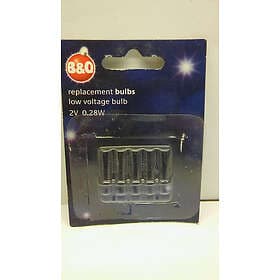 B&Q 05019434 Spare Christmas Light Bulbs 5 Pack