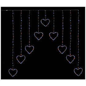 Premier 303 LED Heart Shape Curtain Lights 1.2x1.2m