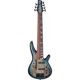 Ibanez SRAS7 Bass Workshop Cosmic Blue Starburst