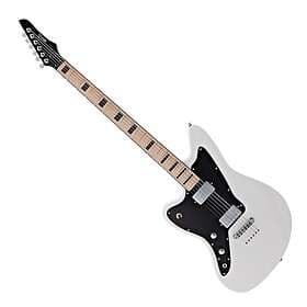 G4matic G4M 638 Left Handed Baritone VI Electric Guitar White