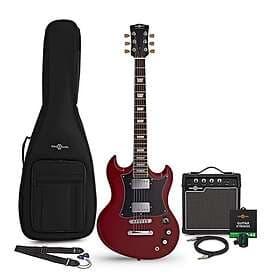Gear4music Brooklyn Select Electric Guitar Red