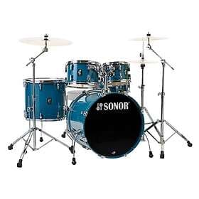 Sonor AQ1 20" 5pc Drum Kit w/Hardware Caribbean Blue