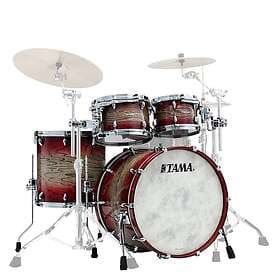 Tama Star Walnut 4pc Drum Shell Pack Garnet Japanese Sen Burst