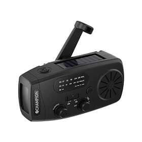 Champion Crank radio with flashlight and solar cell