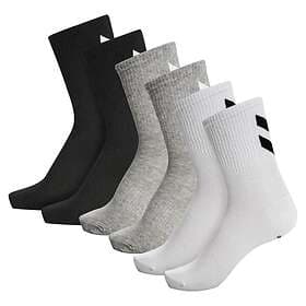 Hummel Chevon Mid-Cut Socks 6-Pack (Unisex)