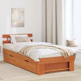 vidaXL Bed Frame with Headboard with Drawer 872547 80x200cm