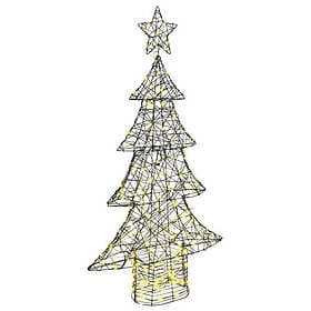 vidaXL Artificial Tree 150cm 160 LEDs