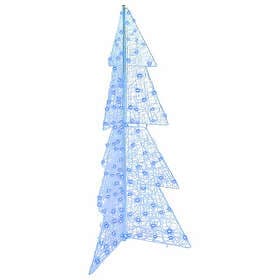 vidaXL Artificial Tree Blue 150cm 160 LEDs