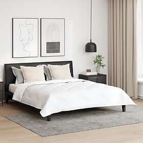 vidaXL 3 pcs White Microfiber Duvet Set 3378127