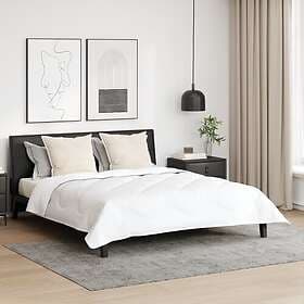 vidaXL 3 pcs White Microfiber Duvet Set 3378133