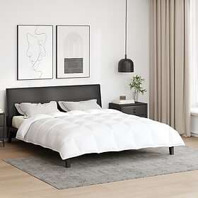 vidaXL 42007661 Down Duvet White 260x220cm