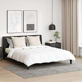 vidaXL Duvet Cover Set 3 pcs White 3376989