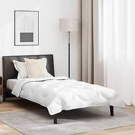 vidaXL Täckeset with pillow 2 pcs White 3376805