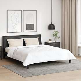 vidaXL 3 pcs Fiber Duvet White
