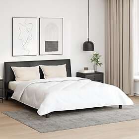 vidaXL Duvet 3 pcs White Microfiber 3377305