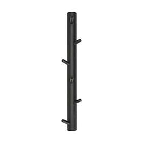 1898 Allsarp Vertical Coat Rack 6 Hooks Black Painted Birch