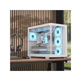 Aerocool P500c (White/Tempered Glass)